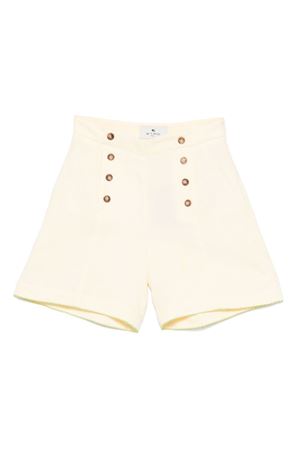 beige cotton shorts ETRO KIDS | GW6B24I0273137